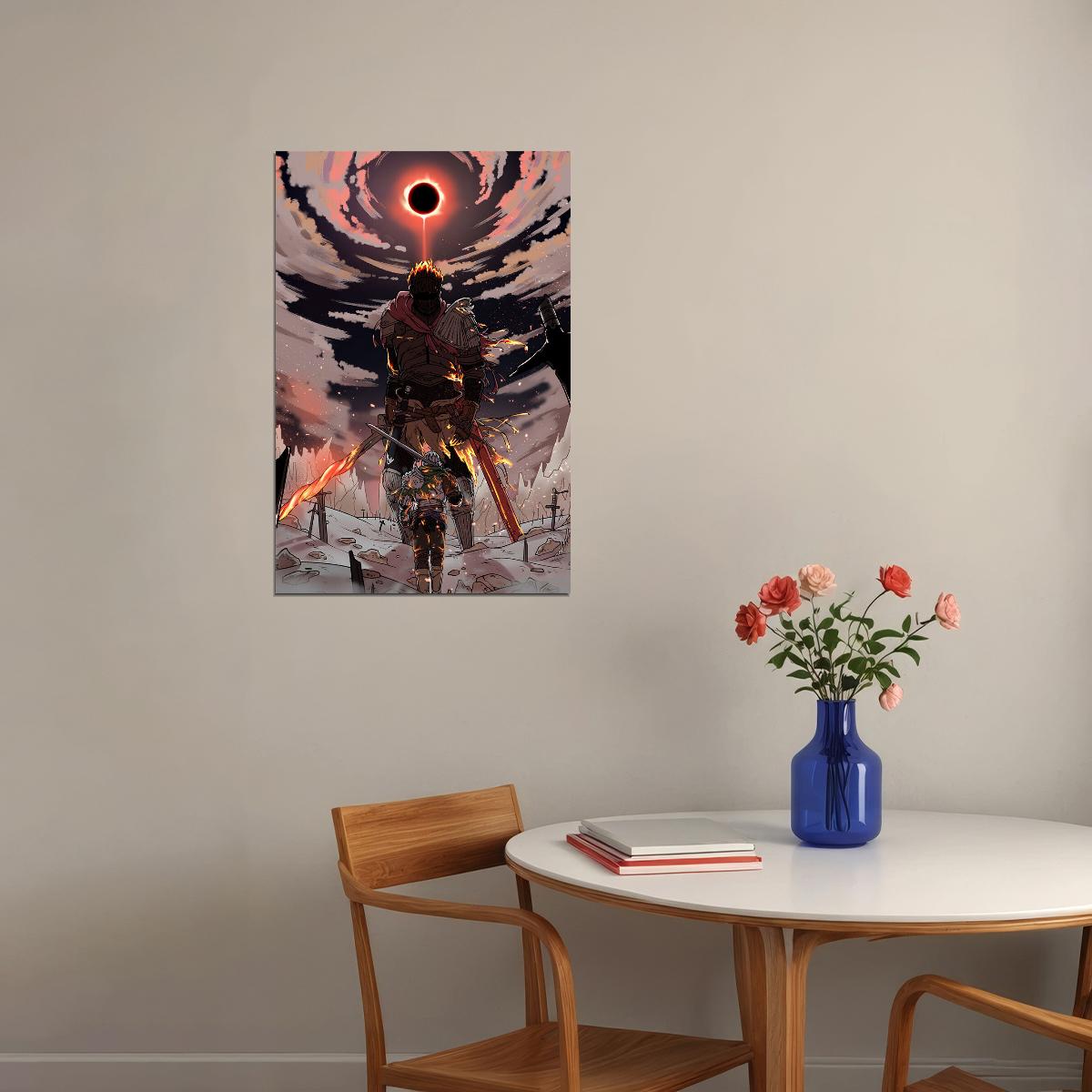 Dark Souls 3 Video Games Role Playing Game Poster Wall Art Print Home Wall Decor