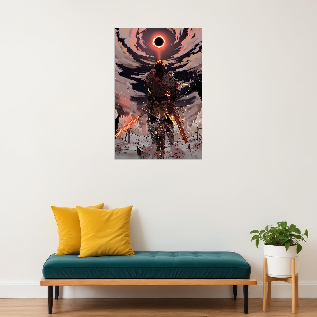 Dark Souls 3 Video Games Role Playing Game Poster Wall Art Print Home Wall Decor