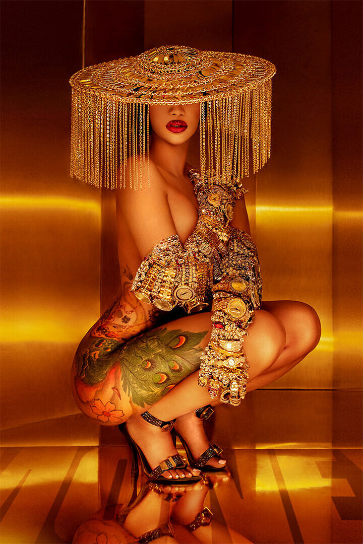 Cardi B Money Hot 2018 Rap Music Cover Sexy Singer Poster Wall Art Print Home Wall Decor - xonomax
