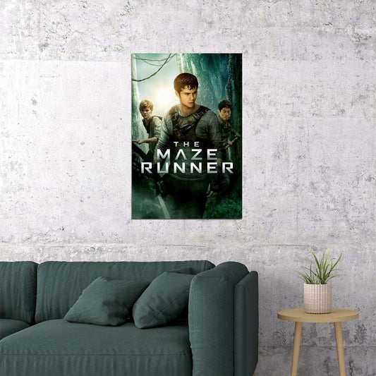 The Maze Runner Movie Dylan O'brien Mystery Poster Wall Art Print Home Wall Decor - xonomax