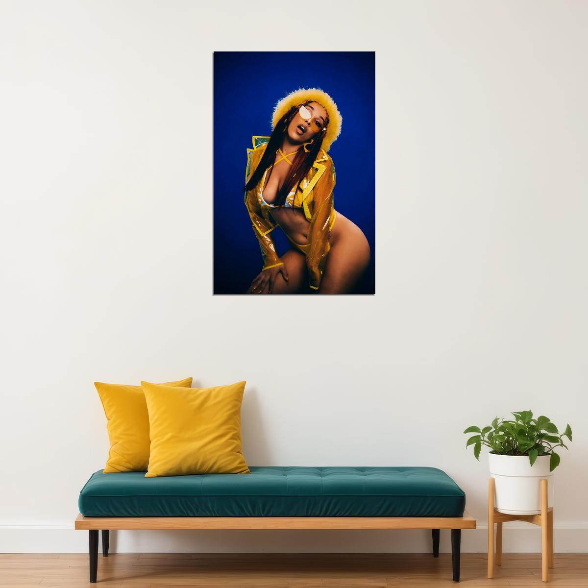 Doja Cat Hip Hop Rap Sexy Singer Star Producer Poster Wall Art Print Home Wall Decor - xonomax