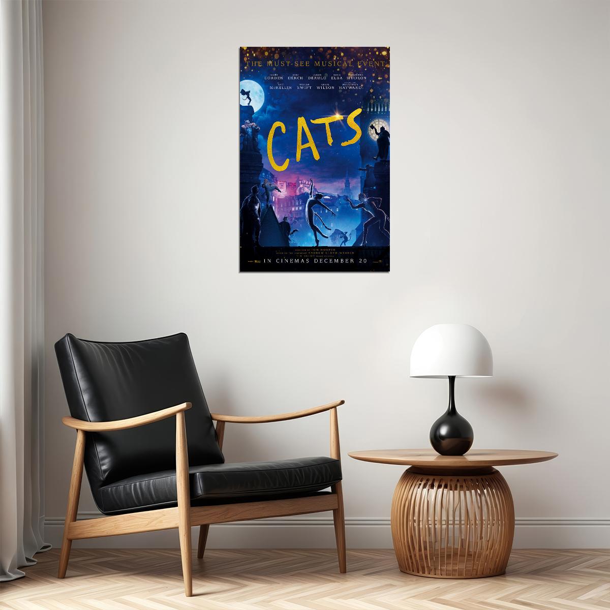 Cats Movie 2019 You Will Believe Tom Hooper Drama Poster Wall Art Print Home Wall Decor - xonomax