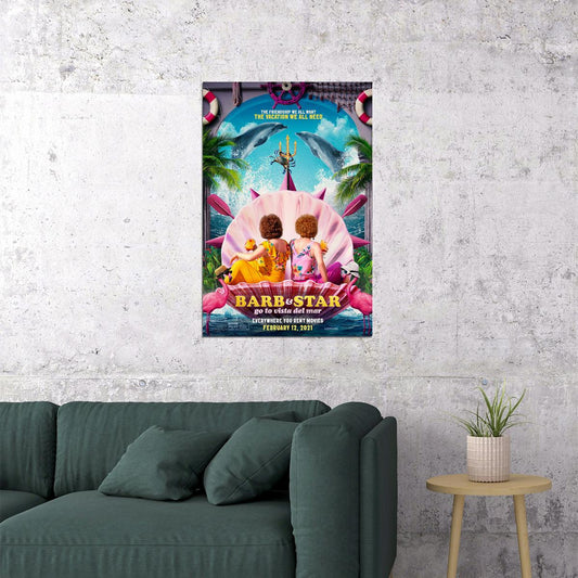 Barb And Star Go To Vista Del Mar Movie 2020 Comedy Poster Wall Art Print Home Wall Decor - xonomax