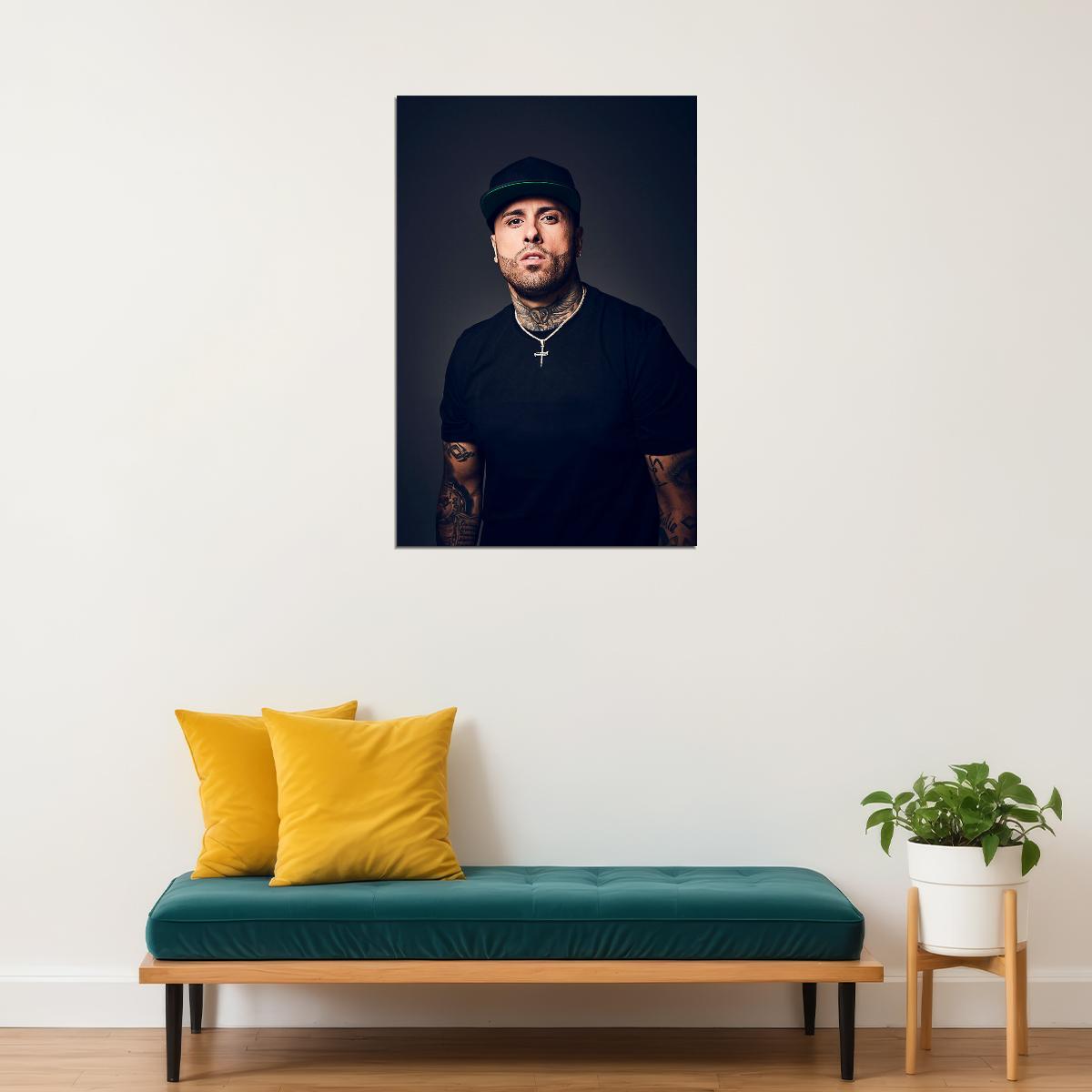 Nicky Jam Music Singer Star Songwriter Poster Wall Art Print Home Wall Decor - xonomax