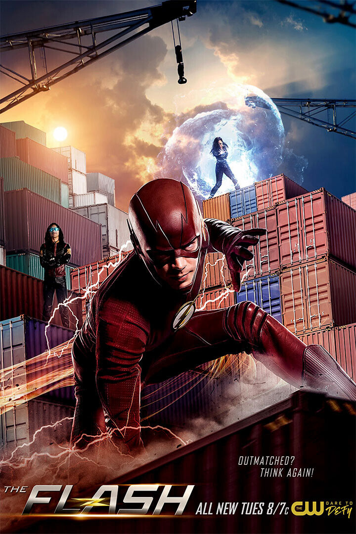 The Flash Season 4 2 Tv Series Shows Superhero Drama Poster Wall Art Print Home Wall Decor - xonomax