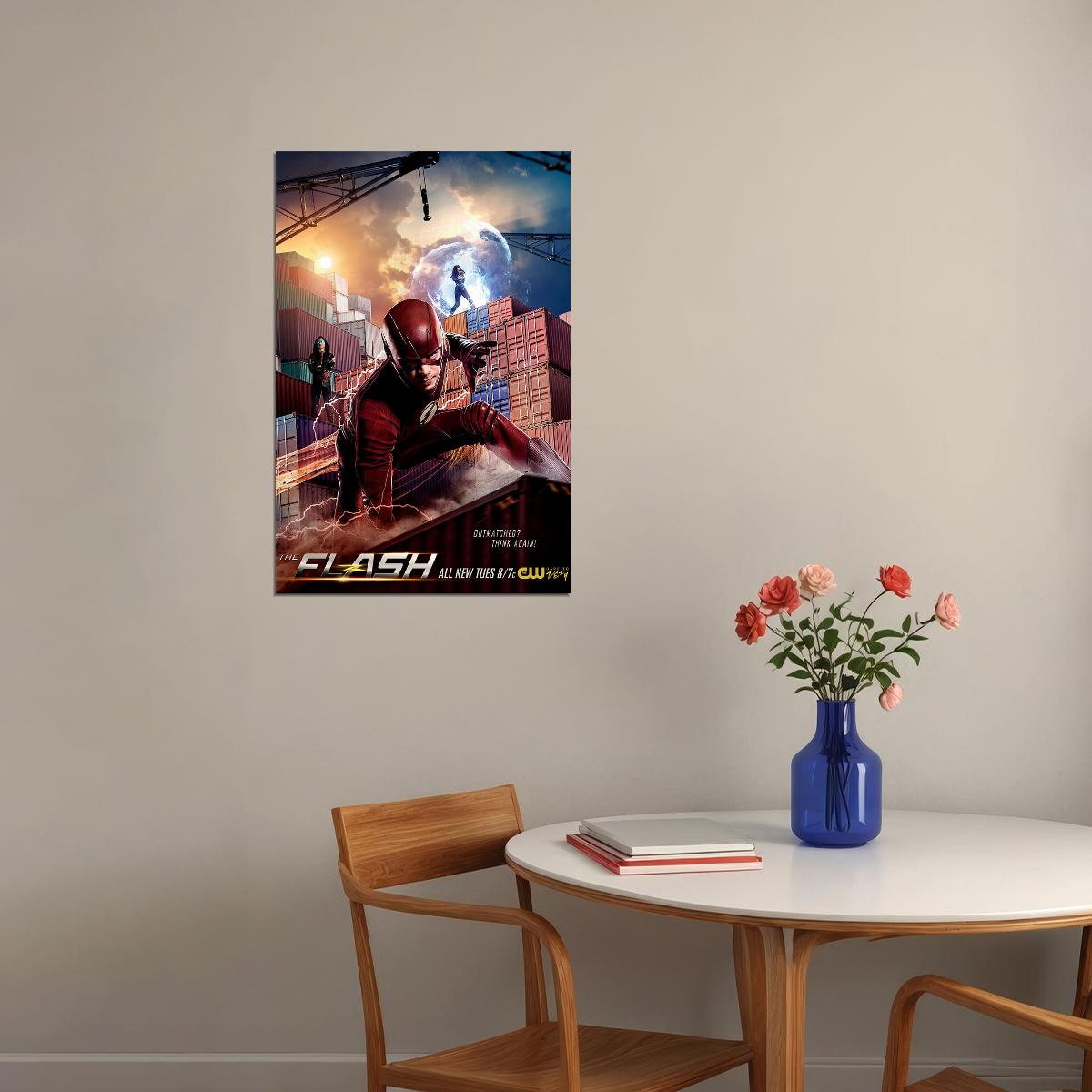 The Flash Season 4 2 Tv Series Shows Superhero Drama Poster Wall Art Print Home Wall Decor - xonomax