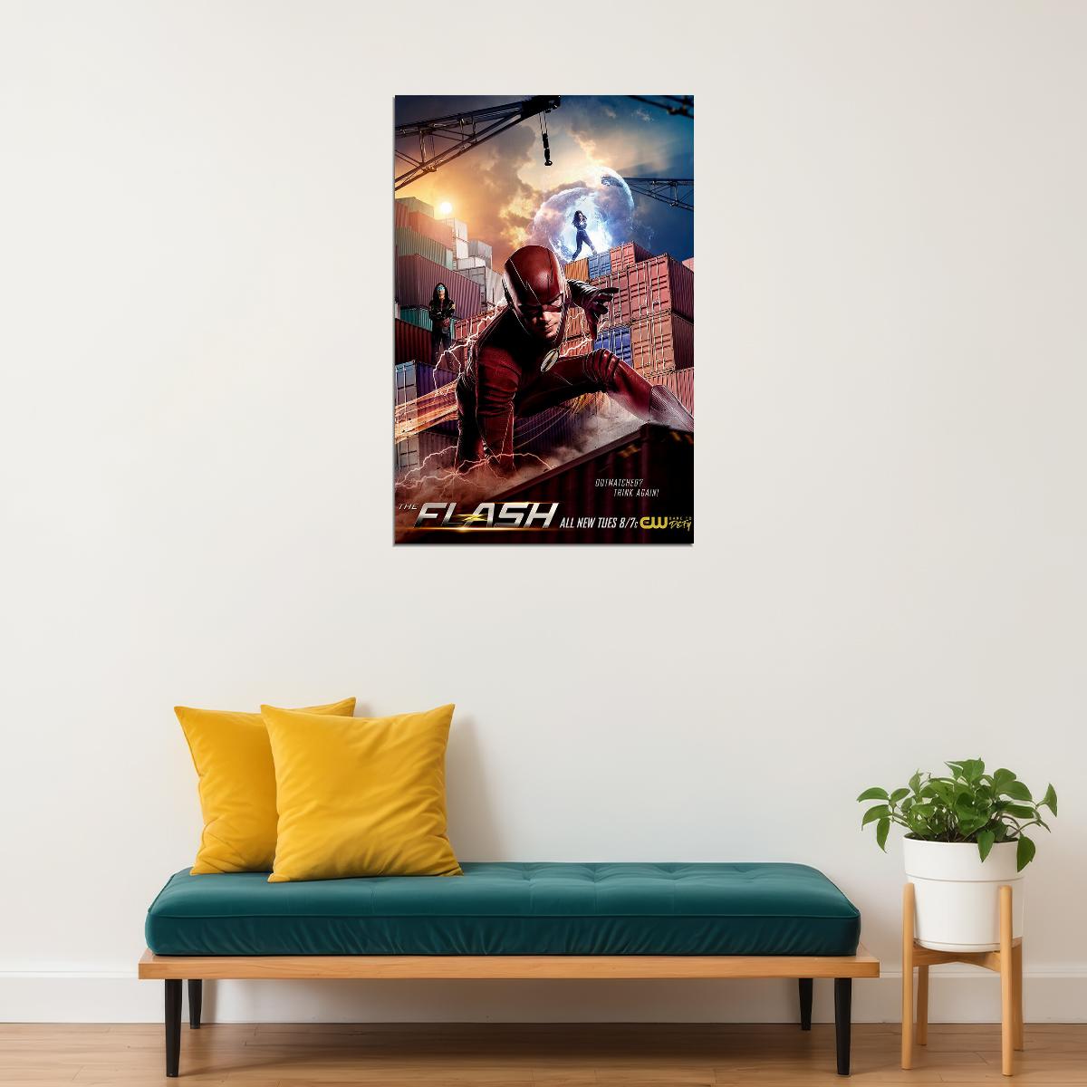 The Flash Season 4 2 Tv Series Shows Superhero Drama Poster Wall Art Print Home Wall Decor - xonomax