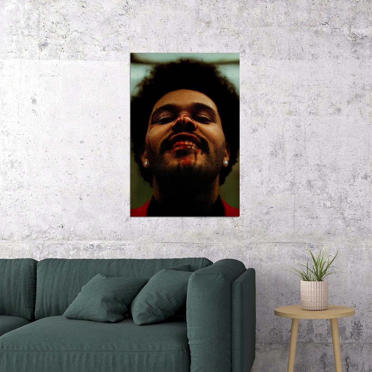 The Weeknd Album After Hours Deluxe Singer Poster Wall Art Print Home Wall Decor - xonomax