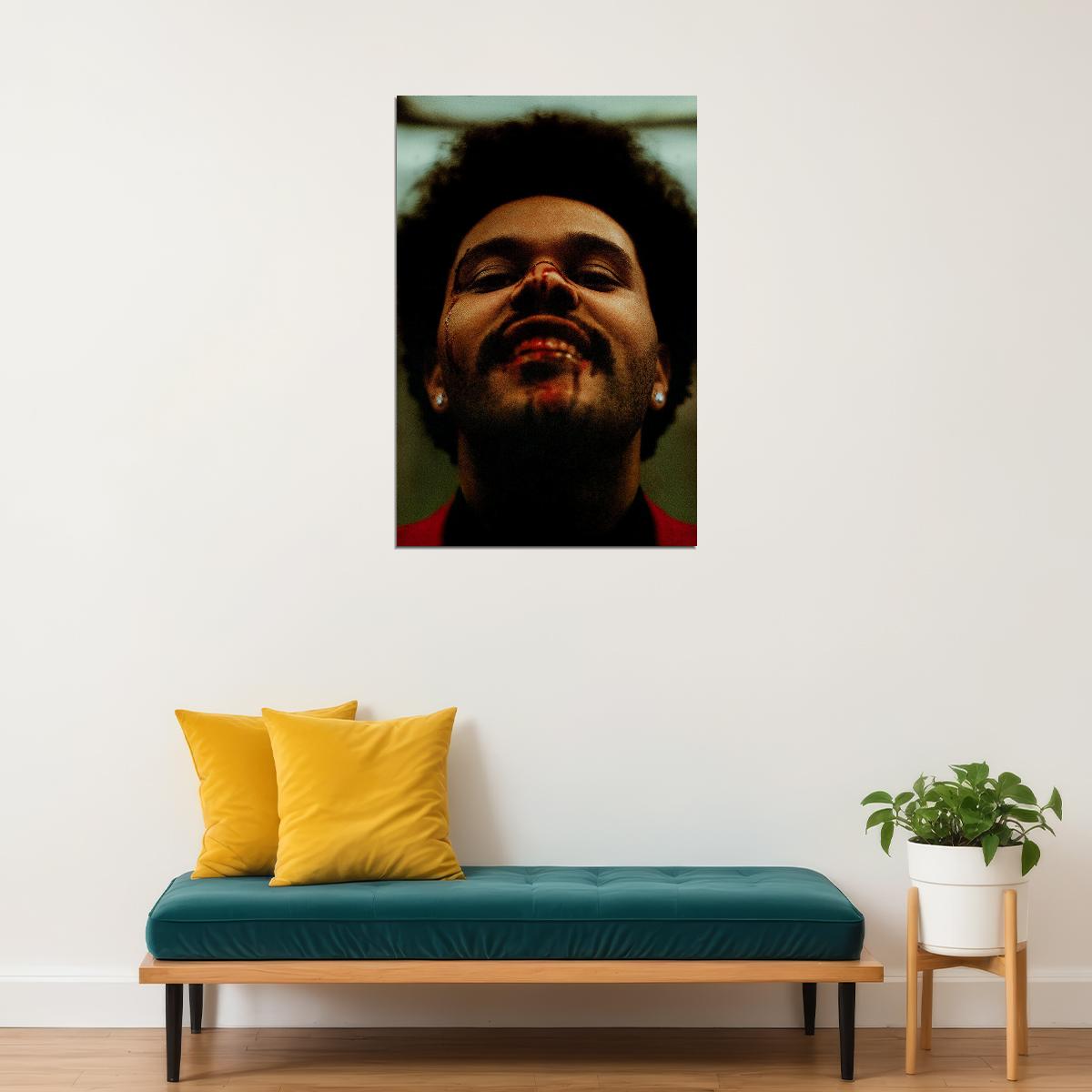 The Weeknd Album After Hours Deluxe Singer Poster Wall Art Print Home Wall Decor - xonomax