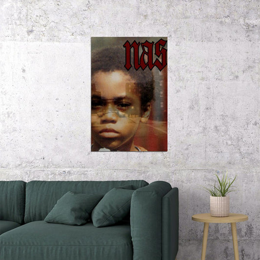 Illmatic Nas Cover The Best Rap Artist Music 2020 Poster Wall Art Print Home Wall Decor - xonomax