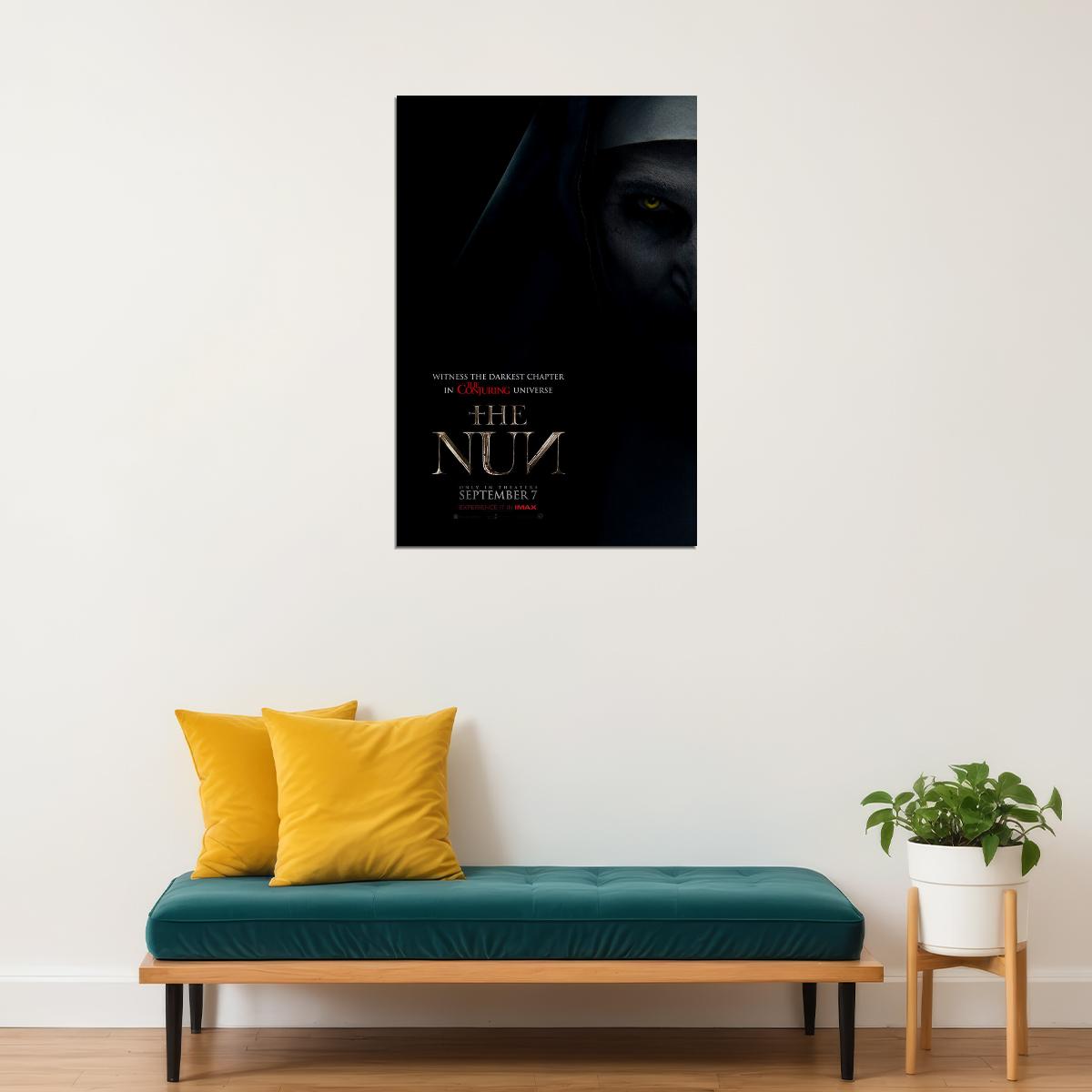 The Nun Hot Horror Movie Thriller Mystery Poster Wall Art Print Home Wall Decor - xonomax