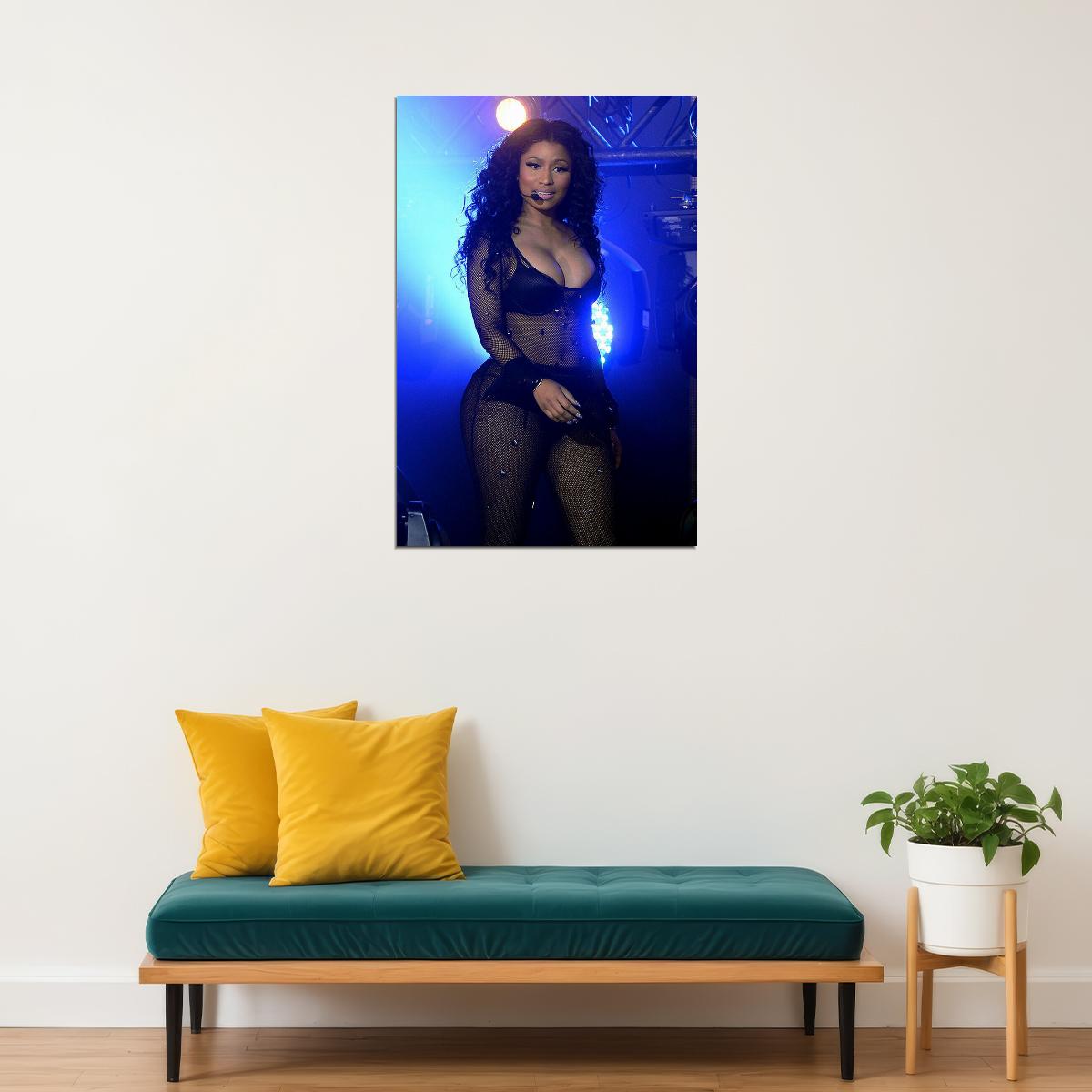 Nicki Minaj Hip Hop Rap Singer Songwriter Music Poster Wall Art Print Home Wall Decor - xonomax