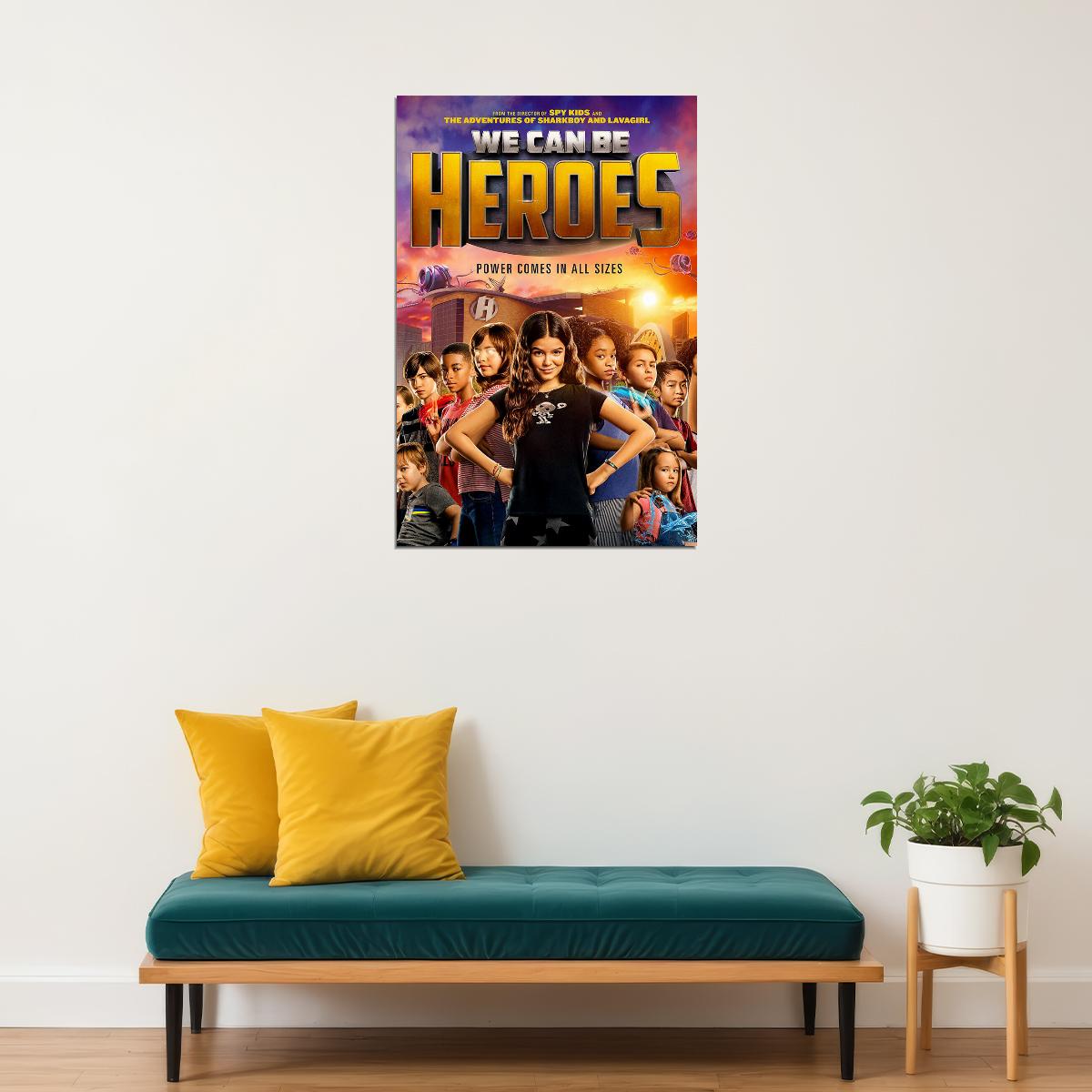 We Can Be Heroes Movie Action Comedy Drama Poster Wall Art Print Home Wall Decor - xonomax