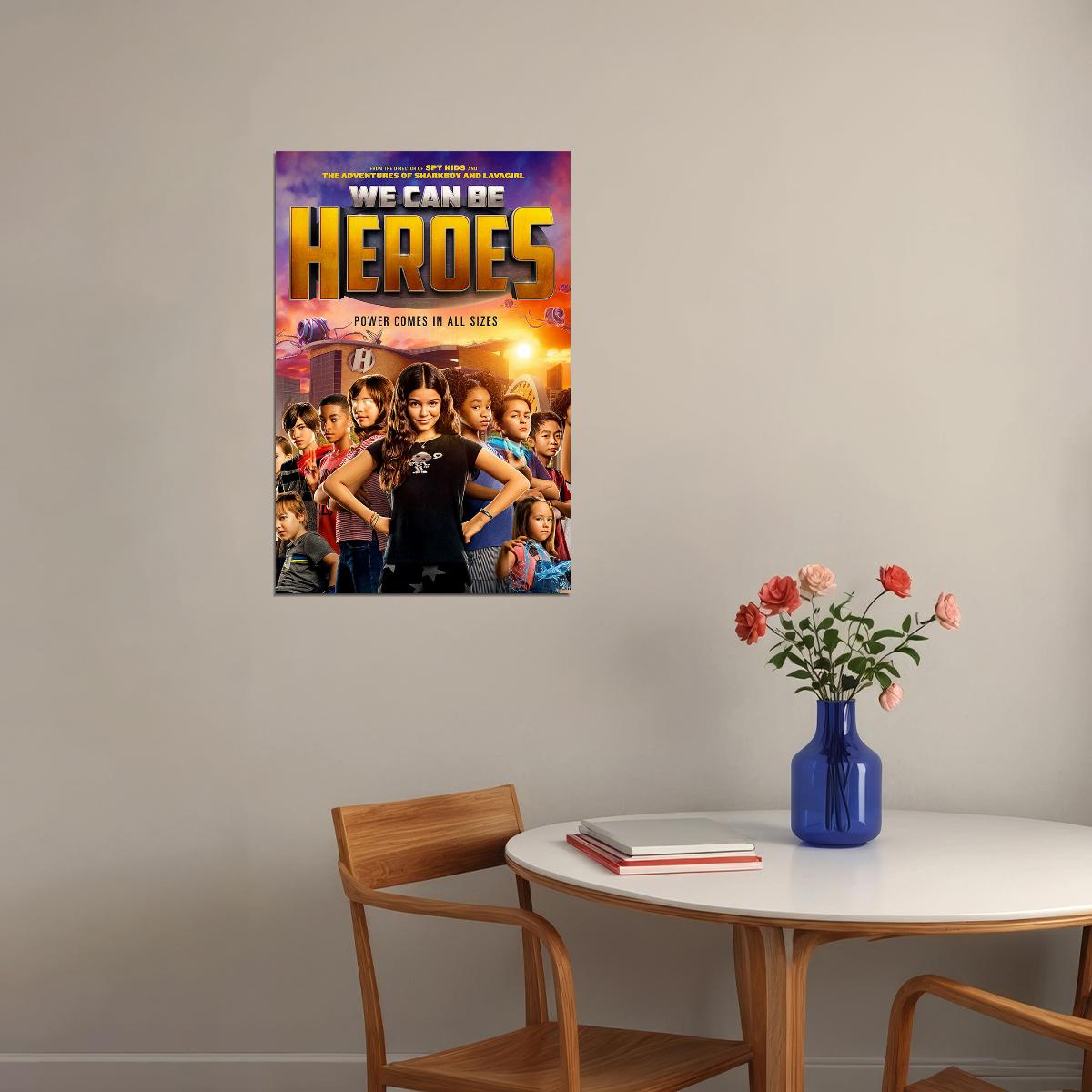 We Can Be Heroes Movie Action Comedy Drama Poster Wall Art Print Home Wall Decor - xonomax