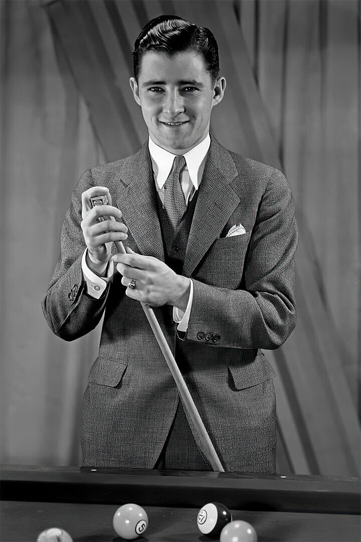 World Pocket Billiards Champion Willie Mosconi Paul Poster Wall Art Print Home Wall Decor - xonomax