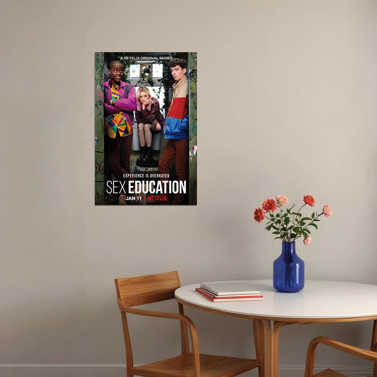 Sex Education Movie Comedy Drama Poster Wall Art Print Home Wall Decor - xonomax