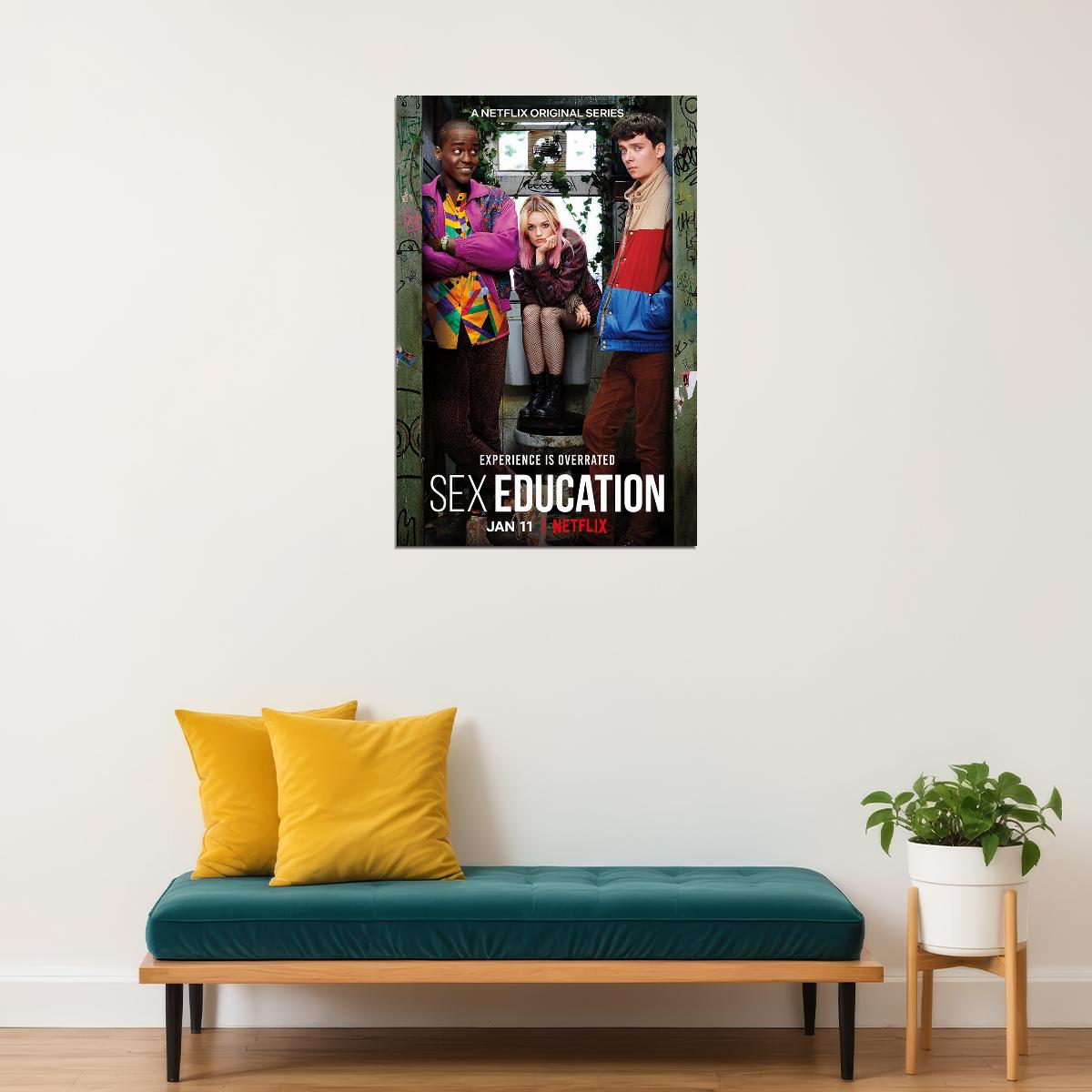 Sex Education Movie Comedy Drama Poster Wall Art Print Home Wall Decor - xonomax