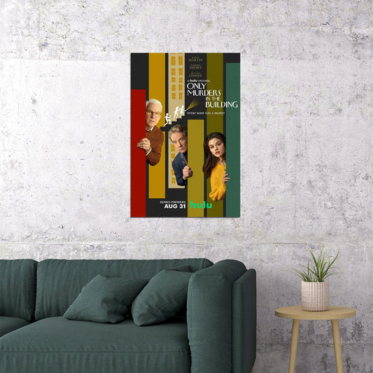 Only Murders In The Building Movie Drama Comedy Poster Wall Art Print Home Wall Decor - xonomax