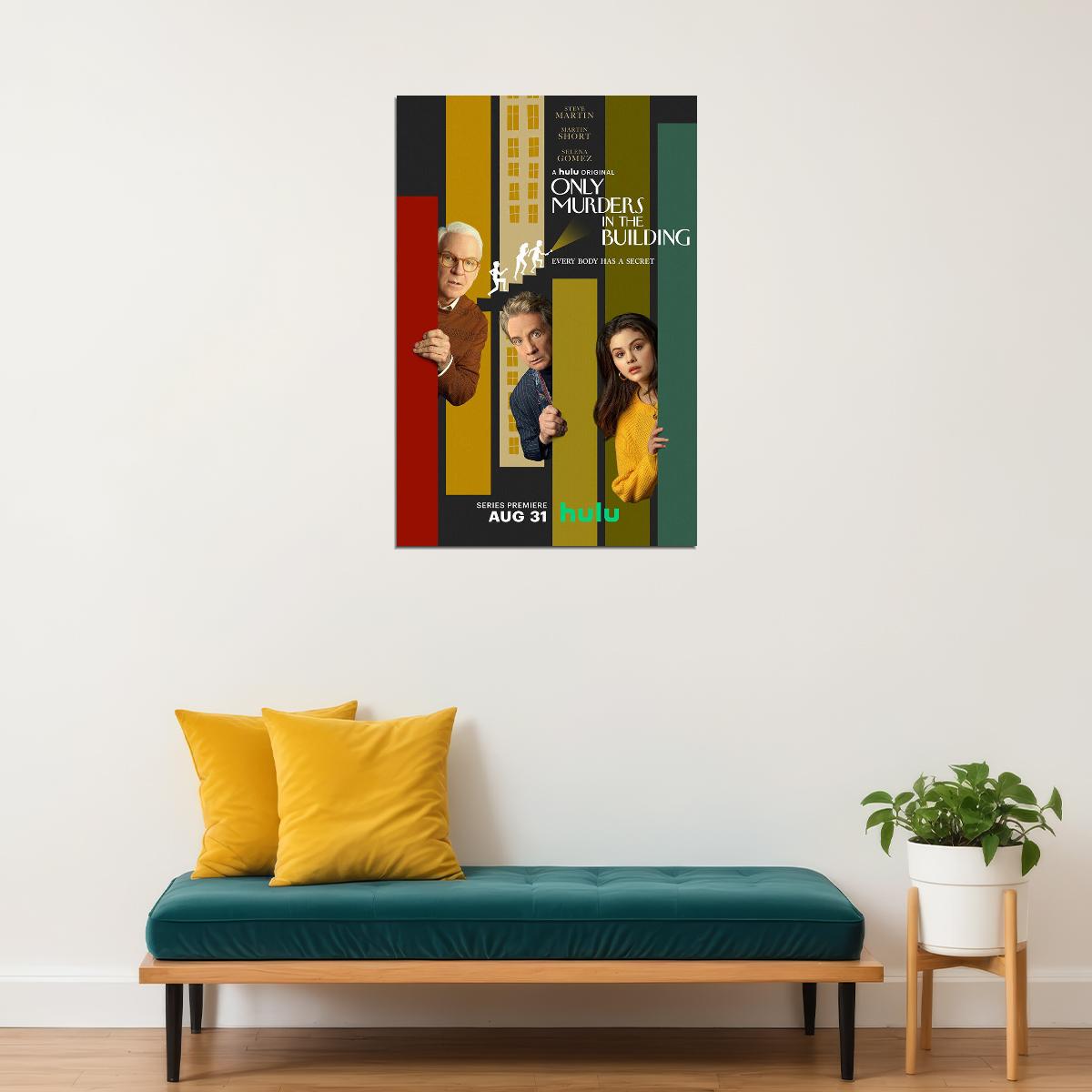 Only Murders In The Building Movie Drama Comedy Poster Wall Art Print Home Wall Decor - xonomax