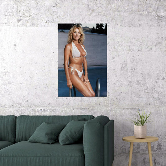 Sybil Danning Movie Actress Actor White Bikini Poster Wall Art Print Home Wall Decor - xonomax