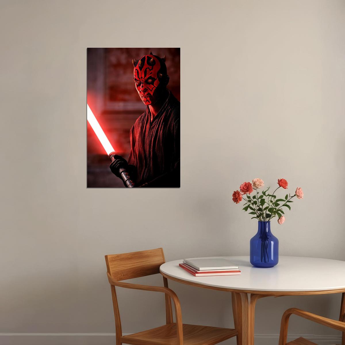 Star Wars Movie Excitement Darth Maul Poster Wall Art Print Home Wall Decor - xonomax