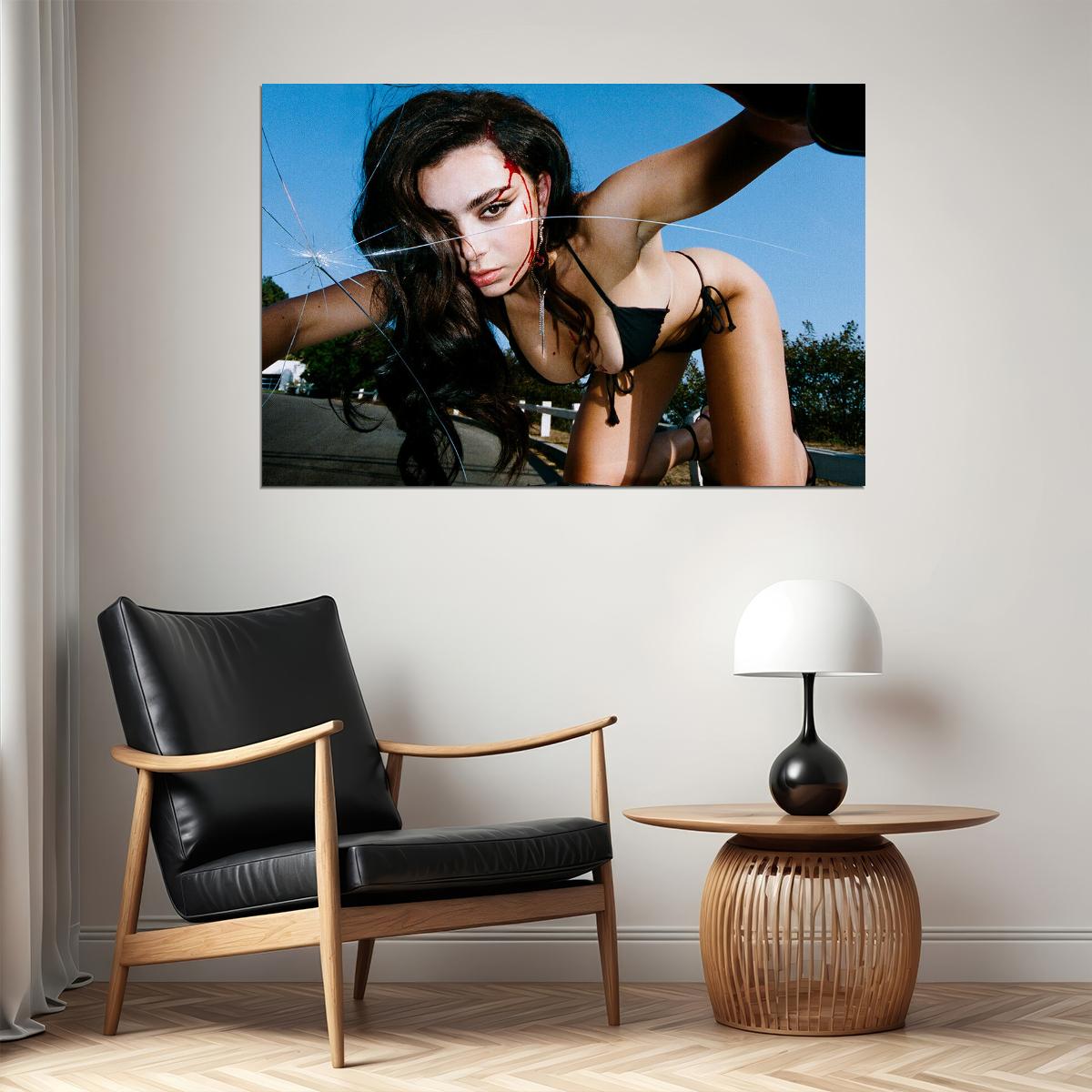 Charli Xcx Crash 5. Studio Music Album Poster Wall Art Print Home Wall Decor - xonomax