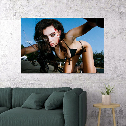 Charli Xcx Crash 5. Studio Music Album Poster Wall Art Print Home Wall Decor - xonomax