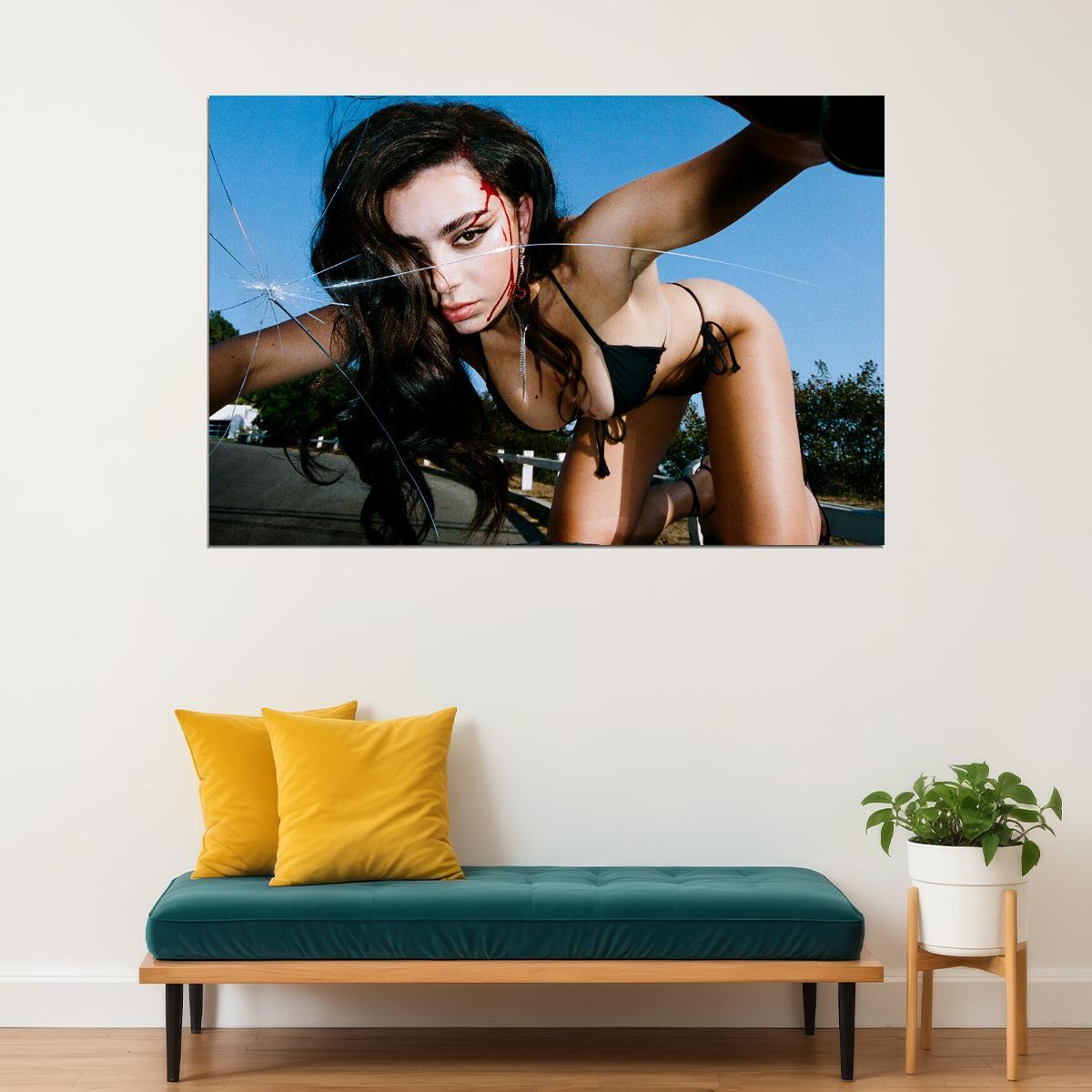 Charli Xcx Crash 5. Studio Music Album Poster Wall Art Print Home Wall Decor - xonomax