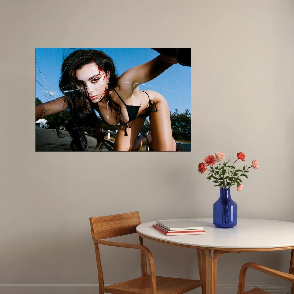 Charli Xcx Crash 5. Studio Music Album Poster Wall Art Print Home Wall Decor - xonomax