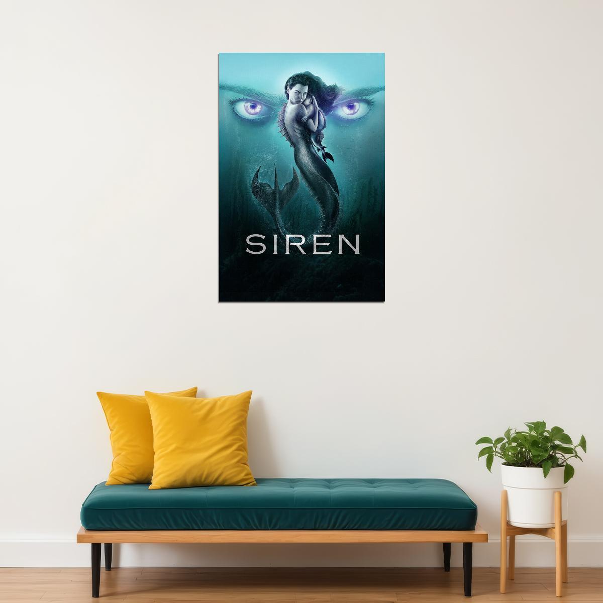 Siren Monster Mystery Tv Show Horror Poster Wall Art Print Home Wall Decor - xonomax