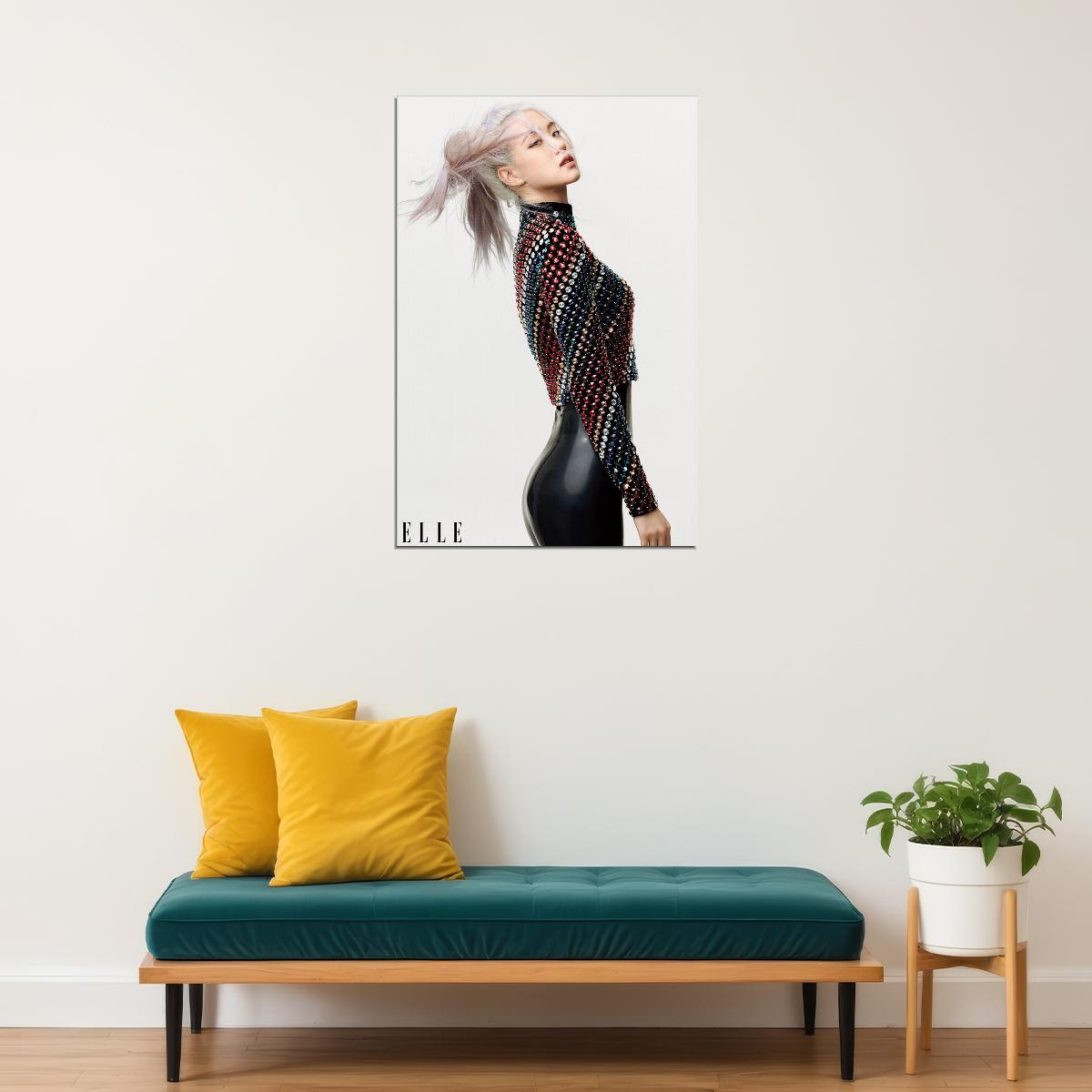 Blackpink Rose Kpop Artist Music Poster Wall Art Print Home Wall Decor - xonomax