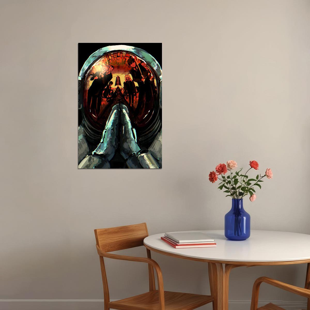 Chainsaw Man Crime Fight Hot Japan Anime Poster Wall Art Print Home Wall Decor - xonomax
