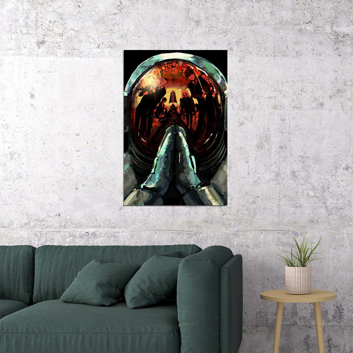 Chainsaw Man Crime Fight Hot Japan Anime Poster Wall Art Print Home Wall Decor - xonomax