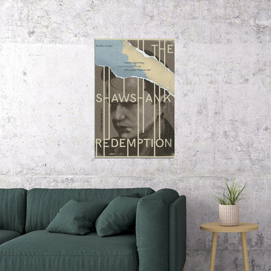 The Shawshank Redemption Andy Dufresne Movie Poster Wall Art Print Home Wall Decor - xonomax