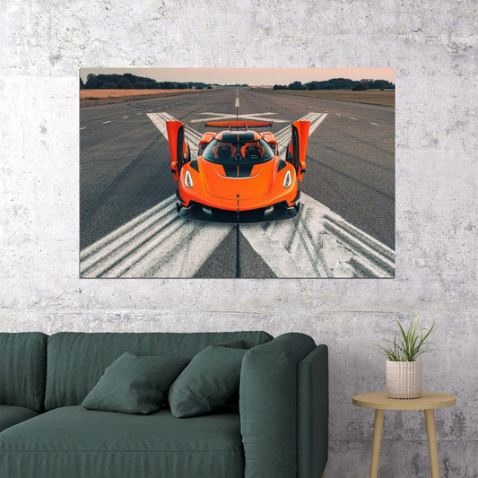 Koenigsegg Jesko Prototype Sport Car Poster Wall Art Print Home Wall Decor - xonomax