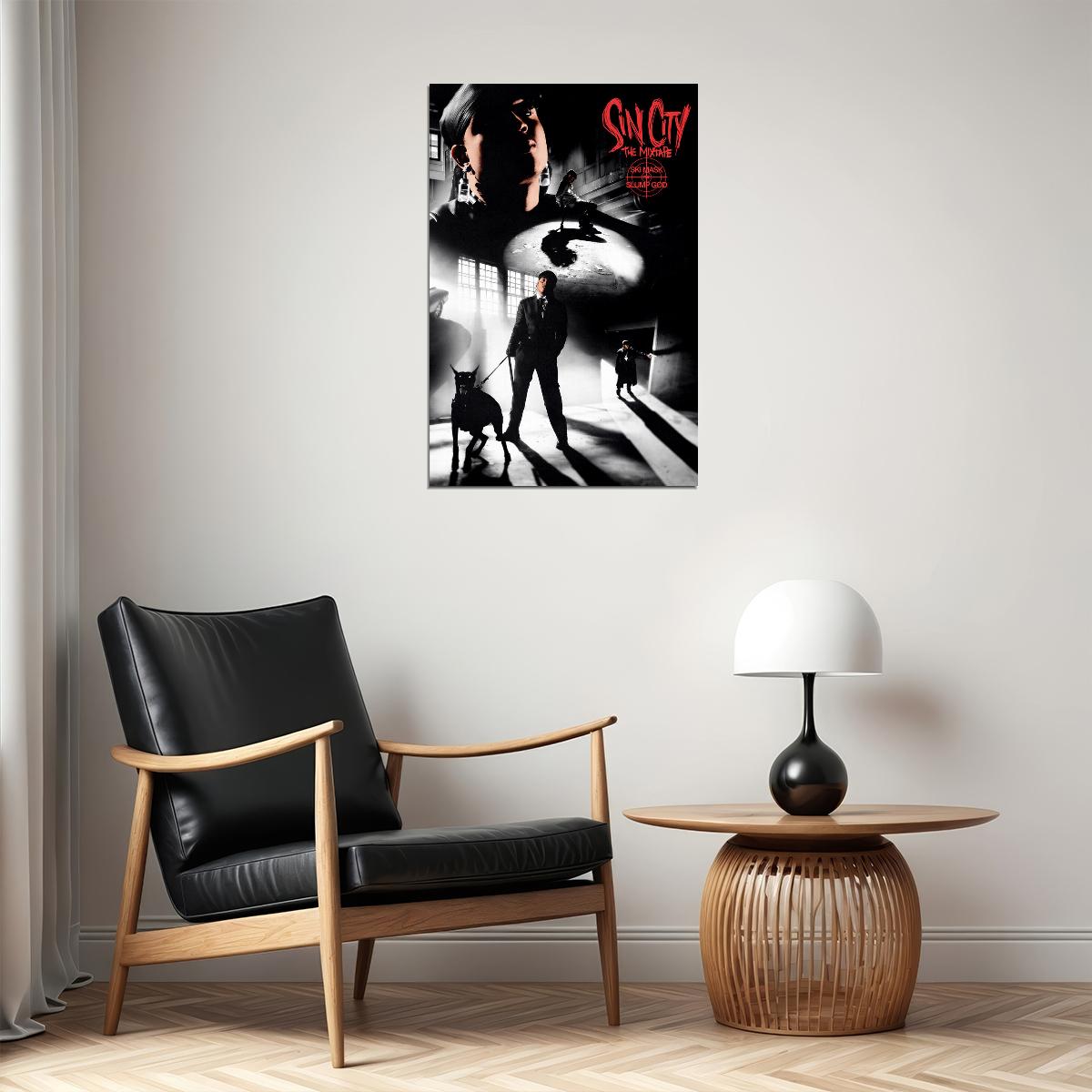 Ski Mask The Slump God Sin City The Mixtape Music Album Poster Wall Art Print Home Wall Decor - xonomax