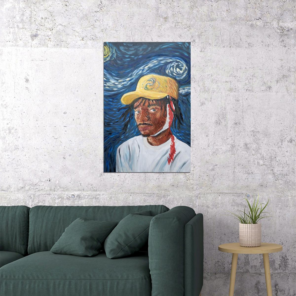 Zelooperz Van Goghs Left Ear Music Album Poster Wall Art Print Home Wall Decor