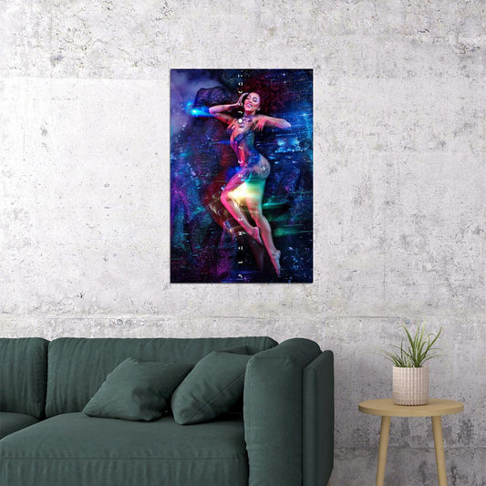 Doja Cat Planet Her Music Album Rap Singer Poster Wall Art Print Home Wall Decor - xonomax