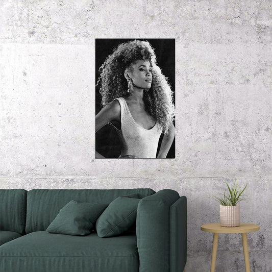 Whitney Houston Composer Actor Poster Wall Art Print Home Wall Decor - xonomax