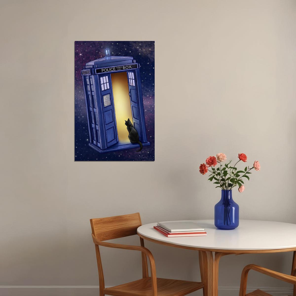 Dr Who Space Tardis Movie Comedy Poster Wall Art Print Home Wall Decor - xonomax