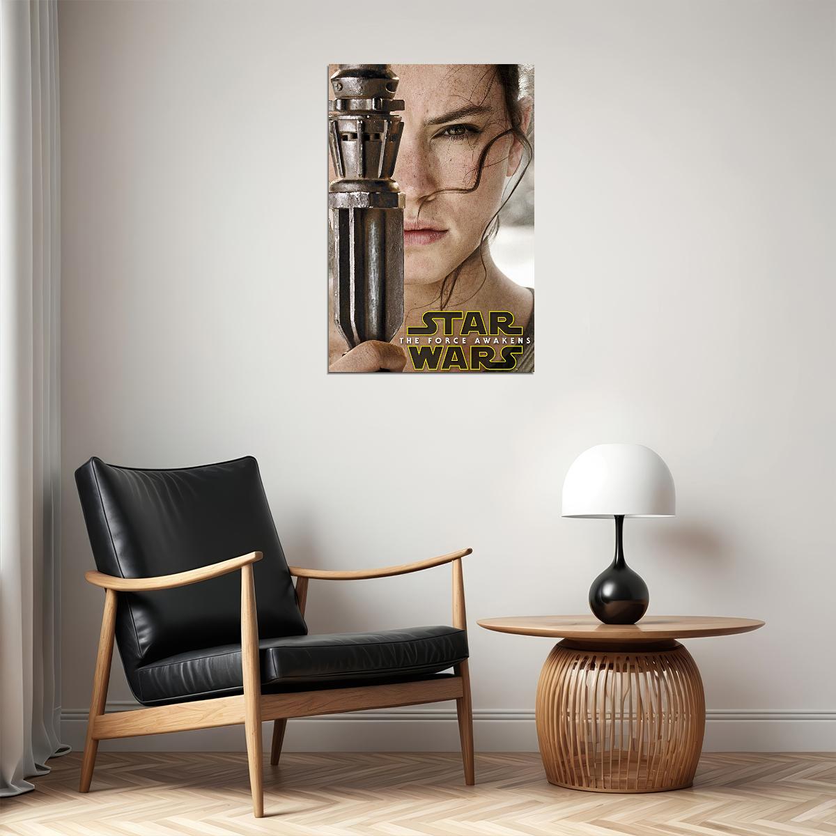 Star Wars The Force Awakens Solo Finn Leia Movie Poster Wall Art Print Home Wall Decor - xonomax