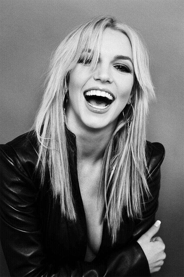 Britney Spears Music Celebrity Black And White Poster Wall Art Print Home Wall Decor - xonomax