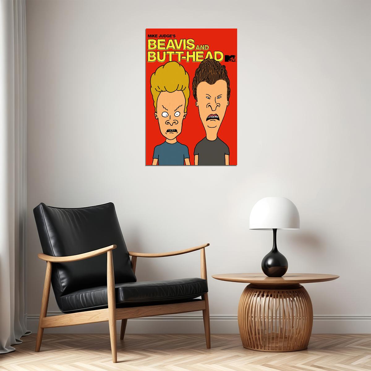 Beavis And Butt-head Do America Movie Poster Wall Art Print Home Wall Decor - xonomax