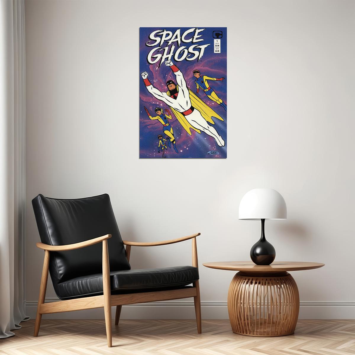 Space Ghost And Dino Boy Poster Wall Art Print Home Wall Decor - xonomax