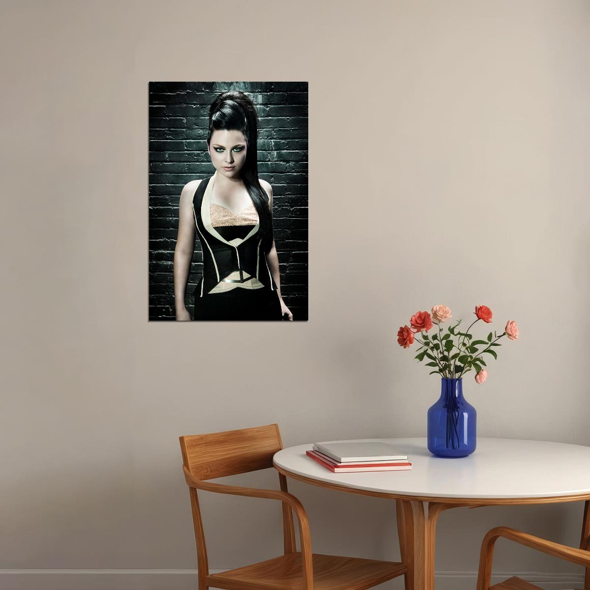 Amy Lee Evanescence Music Artist Singer Pianist Poster Wall Art Print Home Wall Decor - xonomax