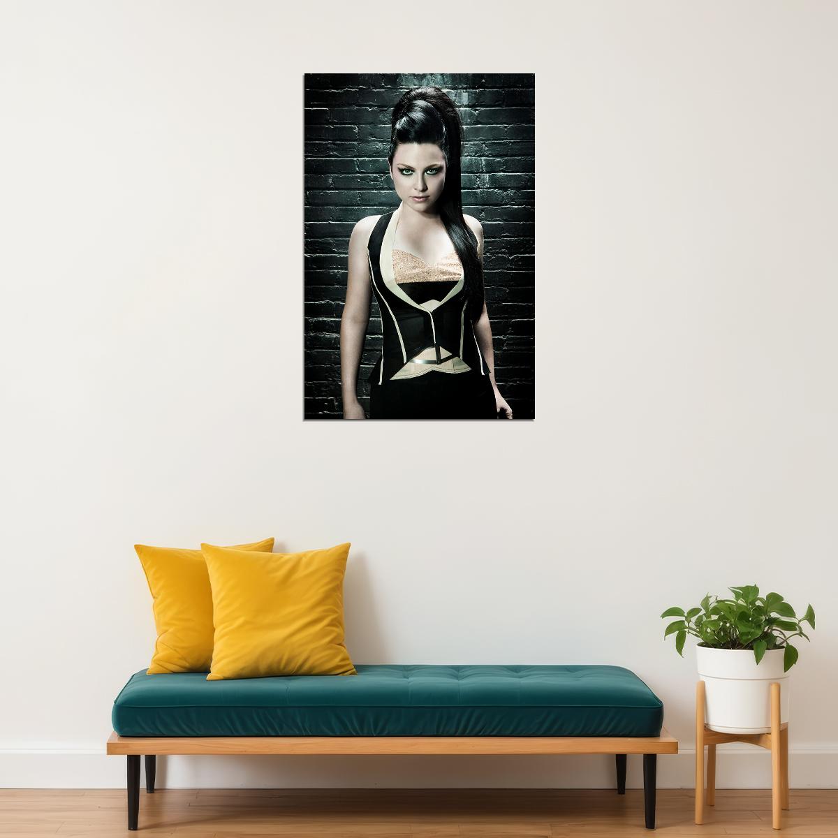 Amy Lee Evanescence Music Artist Singer Pianist Poster Wall Art Print Home Wall Decor - xonomax