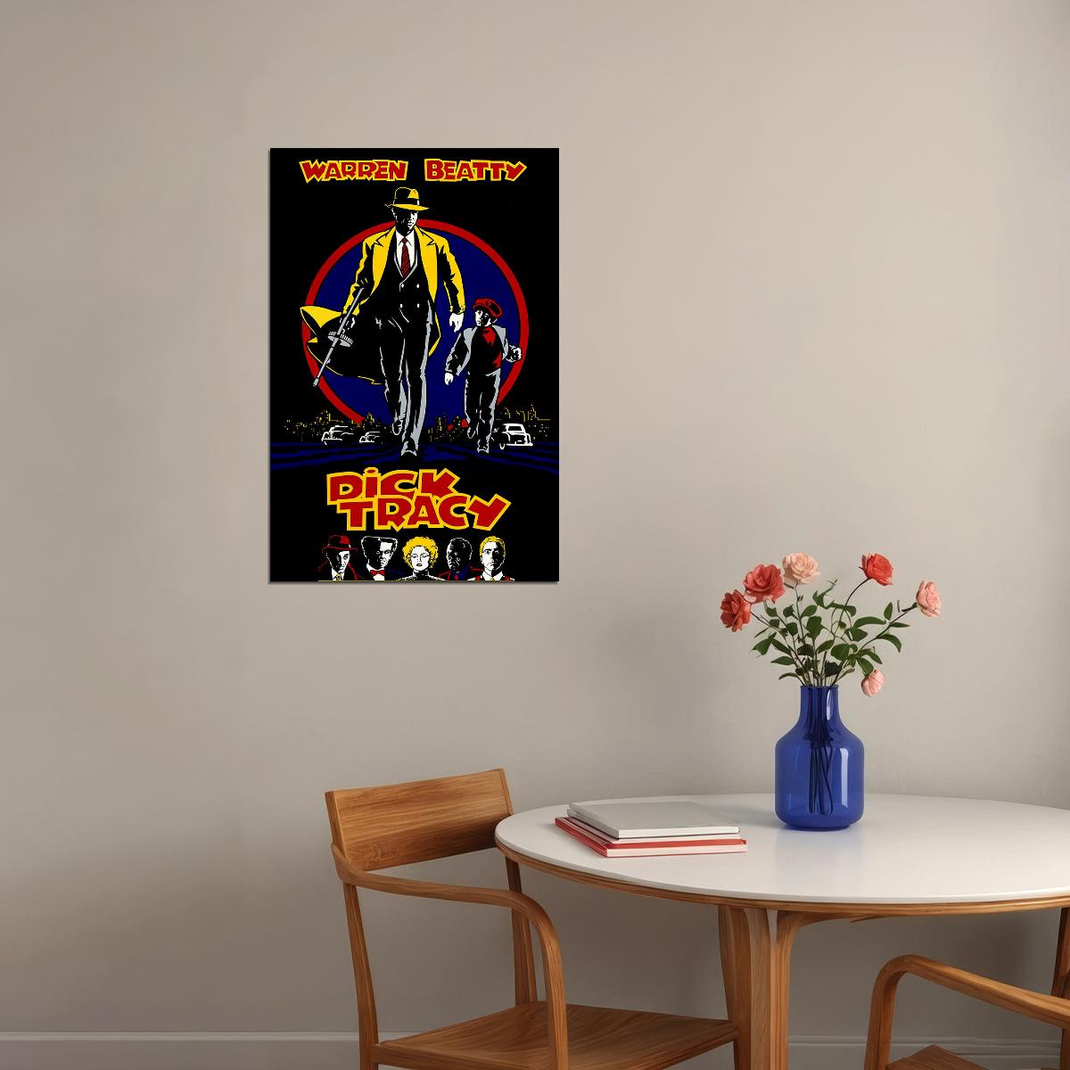 Dick Tracy Crime Comedy Warren Beatty Poster Wall Art Print Home Wall Decor - xonomax