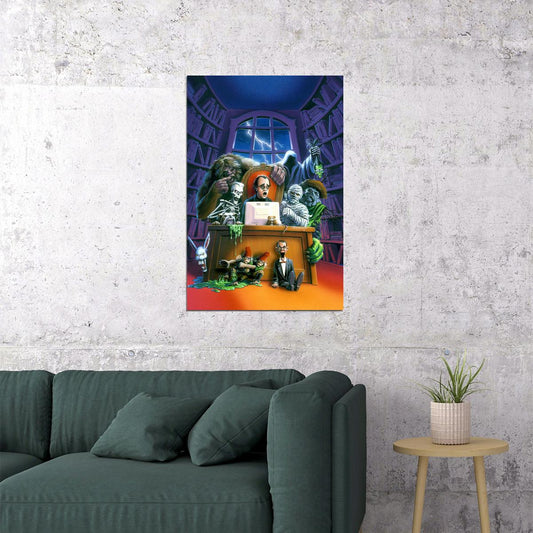 Goosebumps Be Very Afraid Horror Series Poster Wall Art Print Home Wall Decor - xonomax