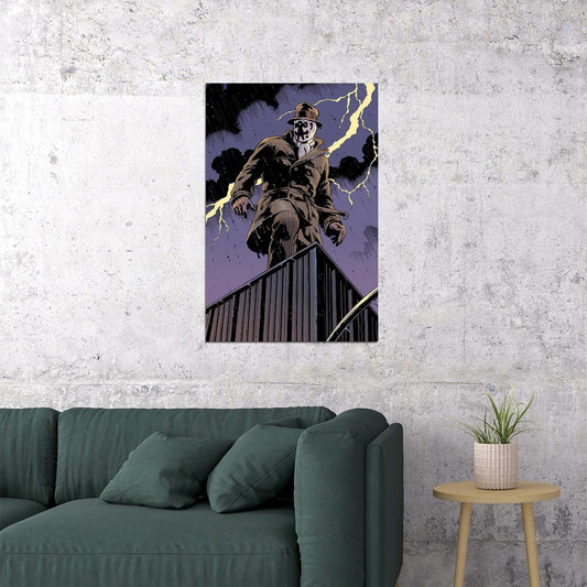 Watchmen Rorschach Comic Book Antihero Poster Wall Art Print Home Wall Decor - xonomax