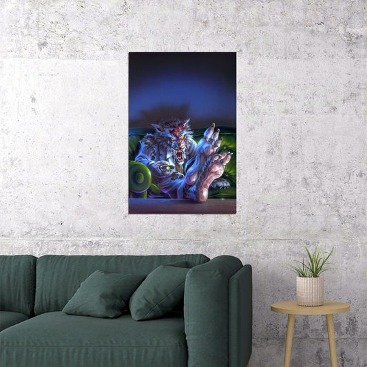 Goosebumps The Werewolf In The Living Room Poster Wall Art Print Home Wall Decor - xonomax